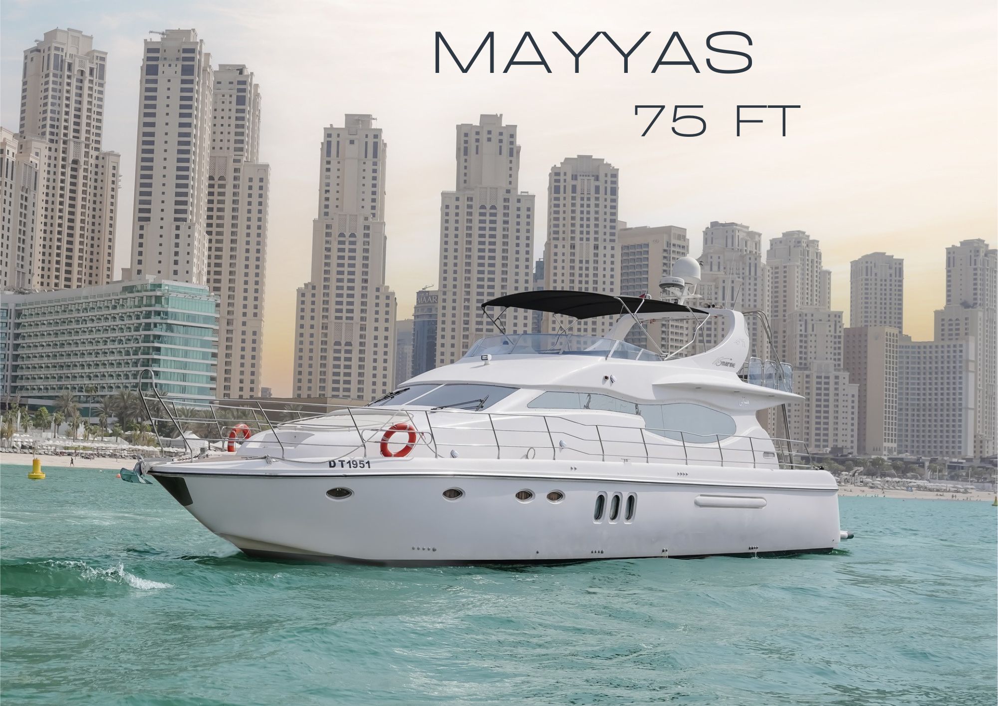 75ft yacht dubai marina